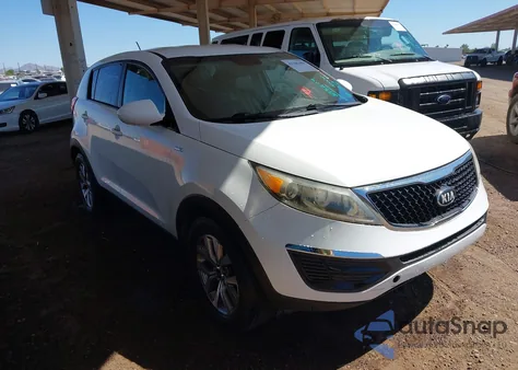 2016 Kia Sportage Lx from USA, damaged, VIN KNDPBCAC5G7815279